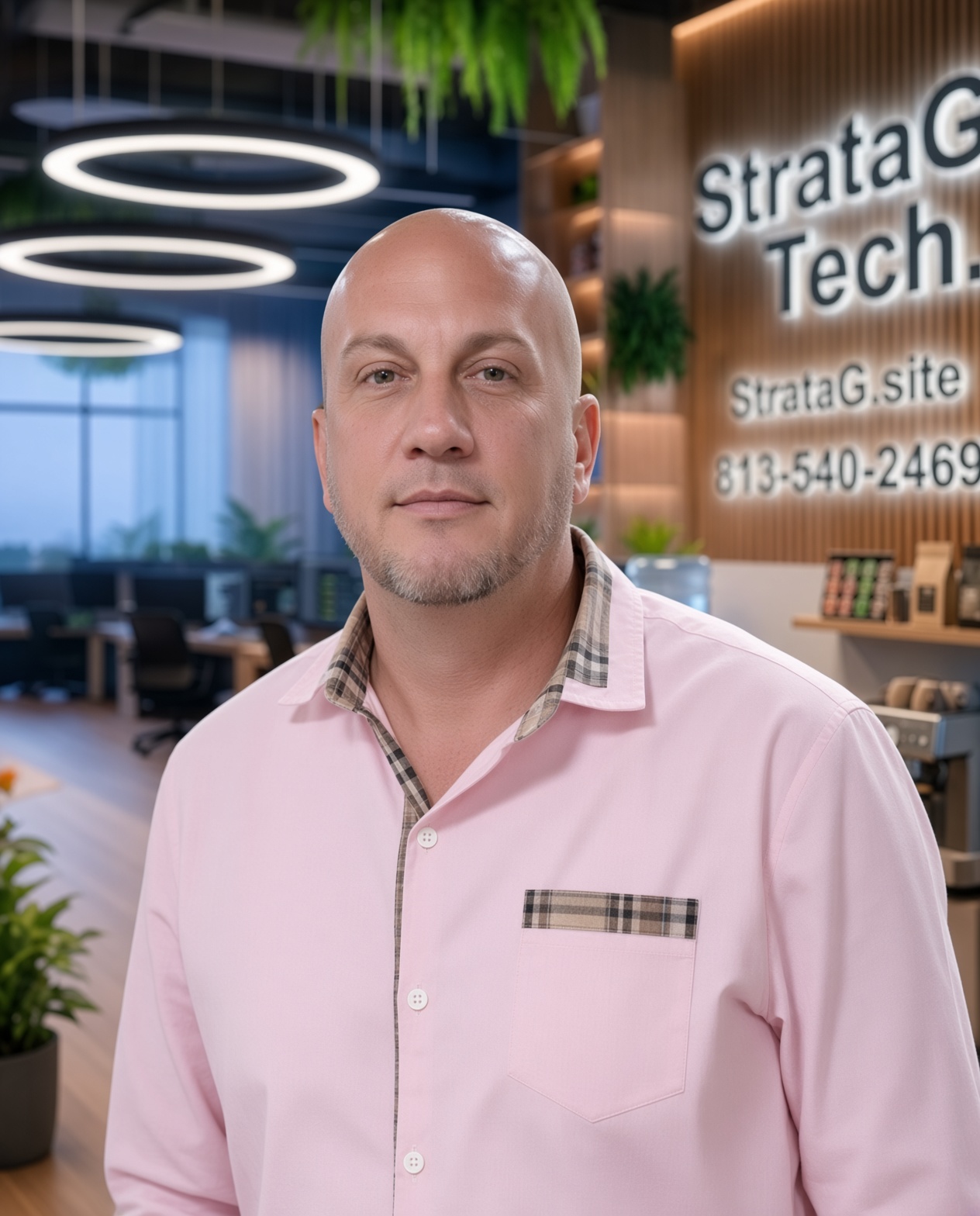 Small business owner ready to help customers